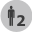 2 sēdvietas
